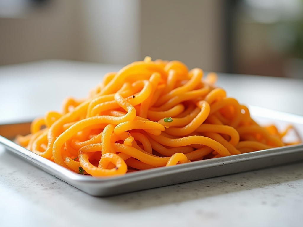 Fresh sweet potato noodles